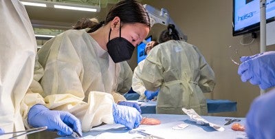 Cadaver Lab Experience for Local High Schoolers