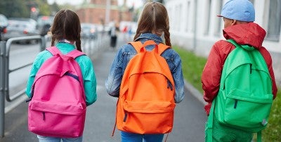 Appropriate backpack choices for keeping kids’ backs healthy