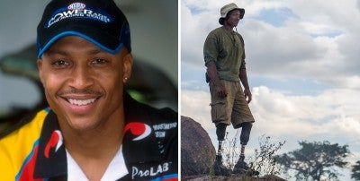 Champion motorcycle racer and athlete Reggie Showers