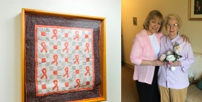 Jacqueline Hill's story highlights the importance of breast health services at LVHN. Discover the legacy of the pink ribbon quilt and its move to Women’s Health Center at Tower Place.