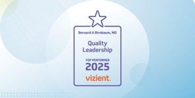 LVH–Hecktown Oaks, LVH–Carbon and LVH–Dickson City are top performers in Vizient’s 2025 Bernard A. Birnbaum, MD, Quality Leadership Ranking.