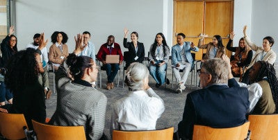 ICT is a discussion led by participants, a safe space for sharing experiences, receiving mutual support, building community, self-expression and more.