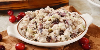 Dishes From a Dietitian: Holiday Chicken Salad and Simple Garlic Shrimp