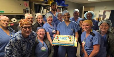 M. Bijoy Thomas, MD, Performs 5,000th Robotically Assisted Gynecologic Cancer Surgery
