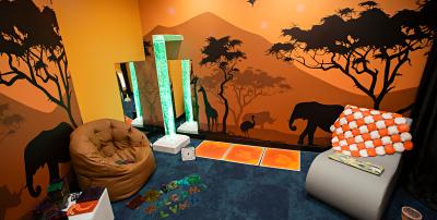Having a calm place to take a break can sometimes make an experience possible for families.