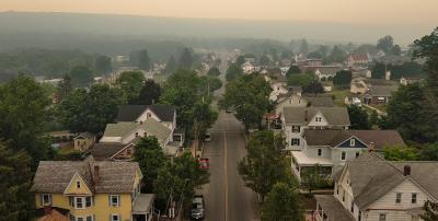 Smoky skies in air quality alerts
