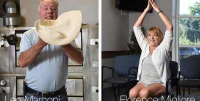 Physical therapy helps Leo and Florence overcome severe pain