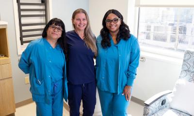 Labor and delivery nurses at the Family Birth and Newborn Center at Lehigh Valley Hospital–Pocono