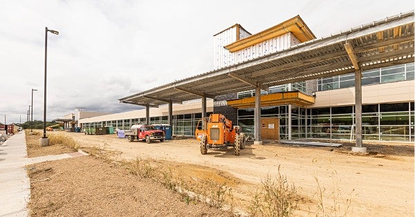 Construction at Lehigh Valley Hospital-Carbon