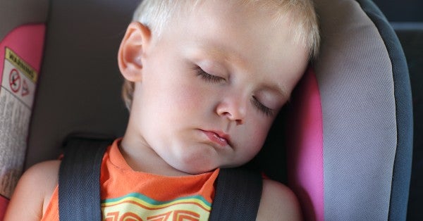 Baby in car seat