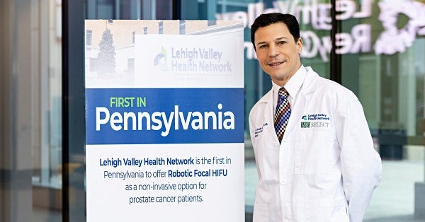 Angelo Baccala, MD - LVHN First in Pennsylvania to Deploy Breakthrough Technology for Prostate Cancer