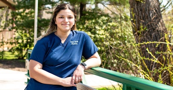 Kim Camacho is on track to work at LVH–Muhlenberg, where her life was saved