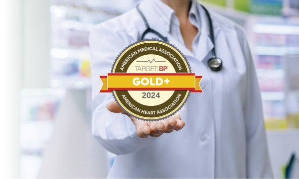 The American Heart Association awards LVHN with Gold Plus achievement for type 2 diabetes and high blood pressure care.