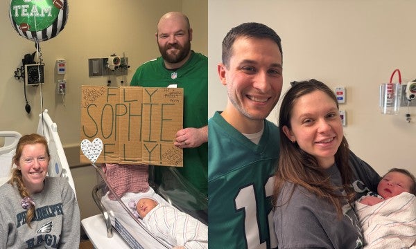 Lifelong Eagles Fans Welcome Babies During Super Bowl Weekend at LVH–Cedar Crest