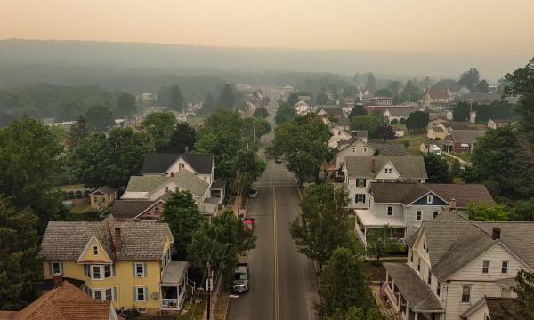 Smoky skies in air quality alerts