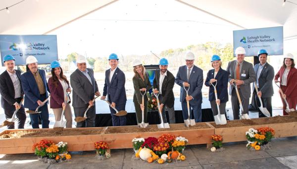 Lehigh Valley Hospital–Coopersburg groundbreaking