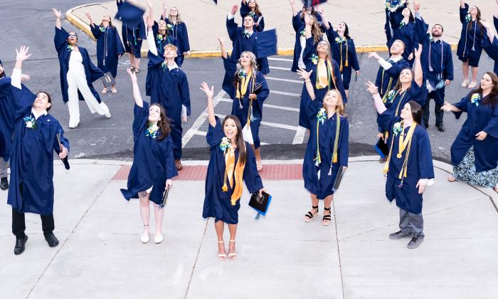 Joseph F McCloskey School of Nursing graduation 2023 students