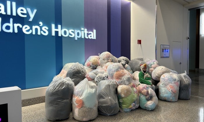 squishmallow donation to lehigh valley reilly children's hospital
