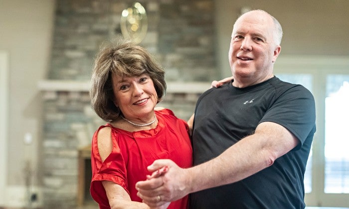 Thanks to two knee replacements, Scranton ballroom dancer Maureen Riggi never missed a beat