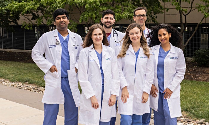 Group of physicians