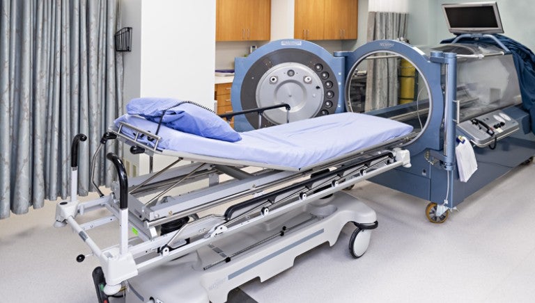 Wound care technology at the Advanced Wound Center at Lehigh Valley Hospital–Schuylkill S. Jackson Street