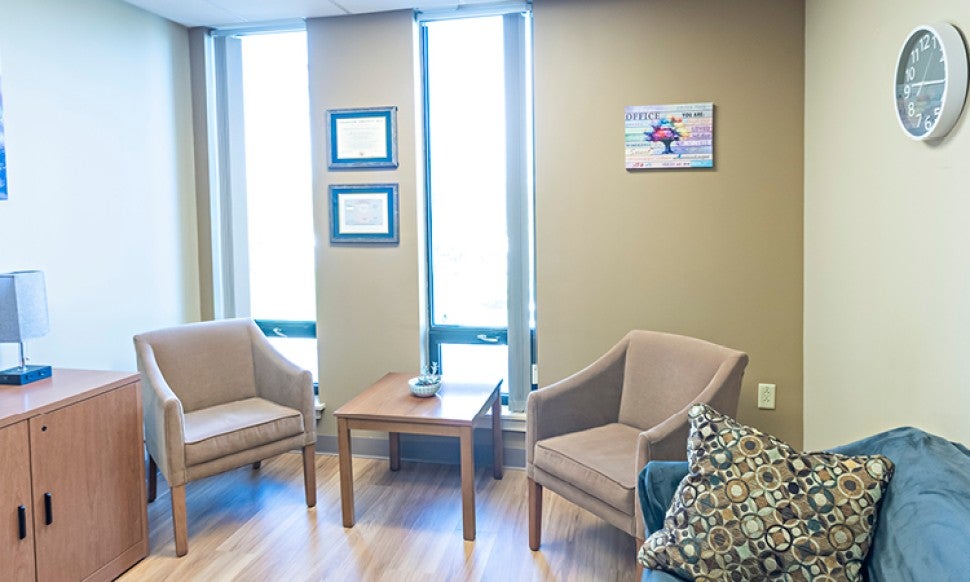 Private therapy office