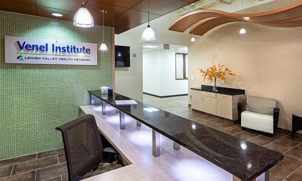 Venel Institute Welcome Desk