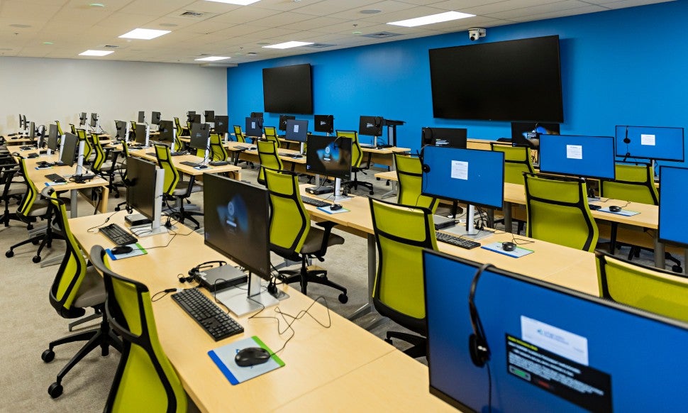 Computer Lab of the Joseph F. McCloskey School of Nursing