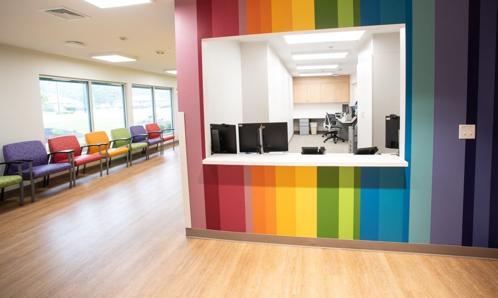 LVPG Pediatrics–Hazleton reception desk