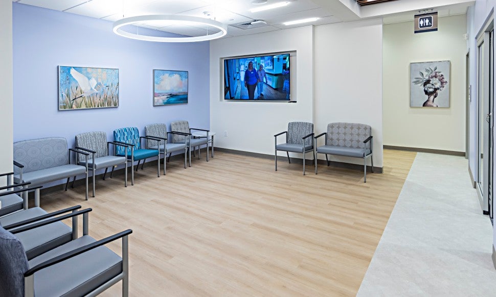 Women's Health Center waiting room