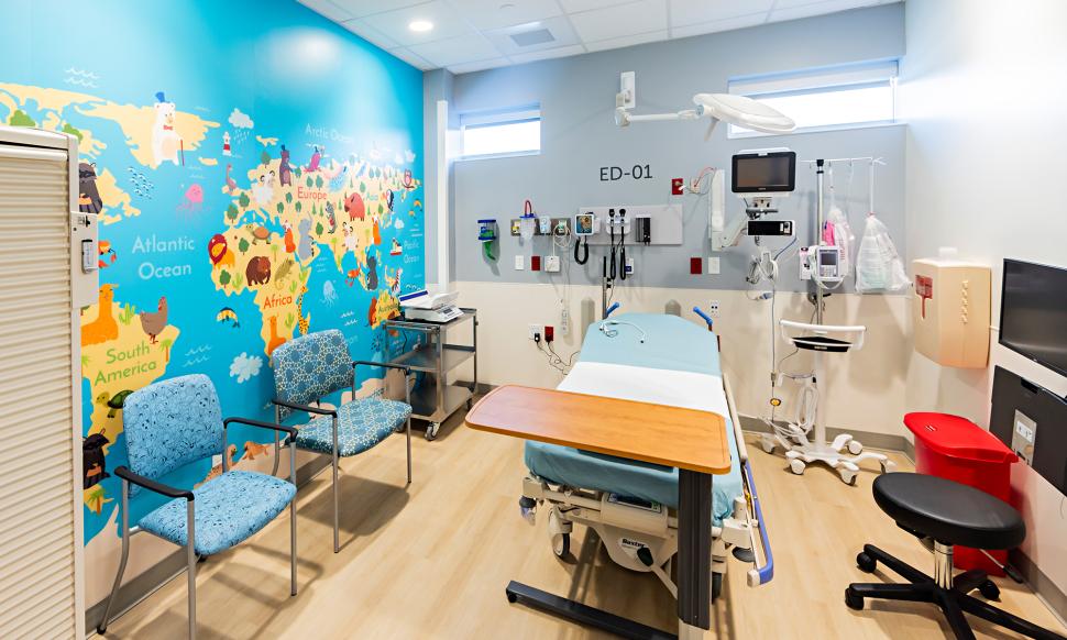 Children’s emergency bay at Imaging Services at Lehigh Valley Hospital–Pocono Creek