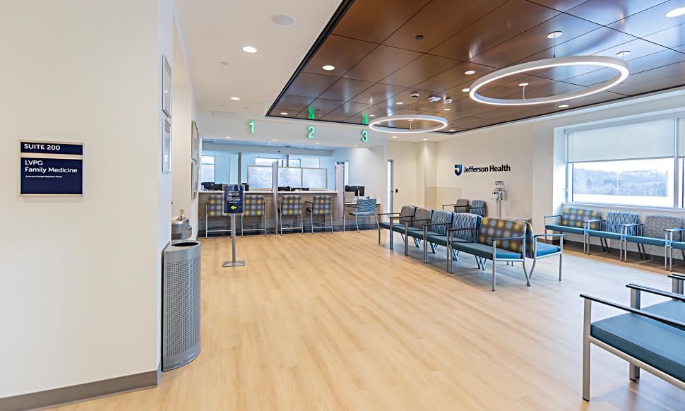 Waiting room, LVPG Family and Internal Medicine-Pocono Creek