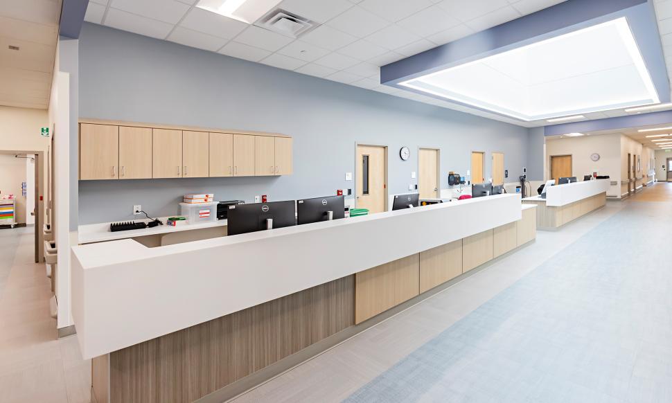 Lehigh Valley Hospital–Pocono Creek nurses station