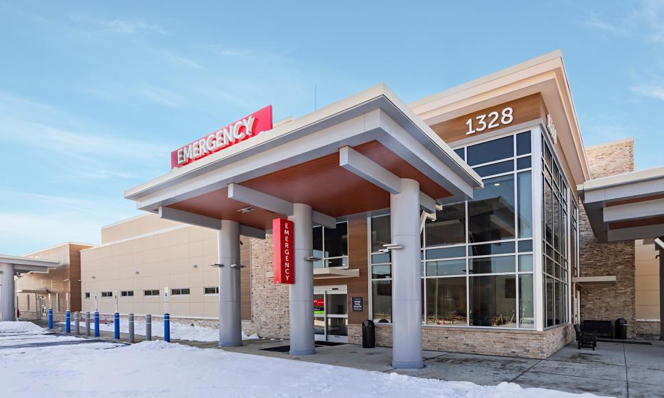 Emergency Room Entrance of Lehigh Valley Hospital–Pocono Creek