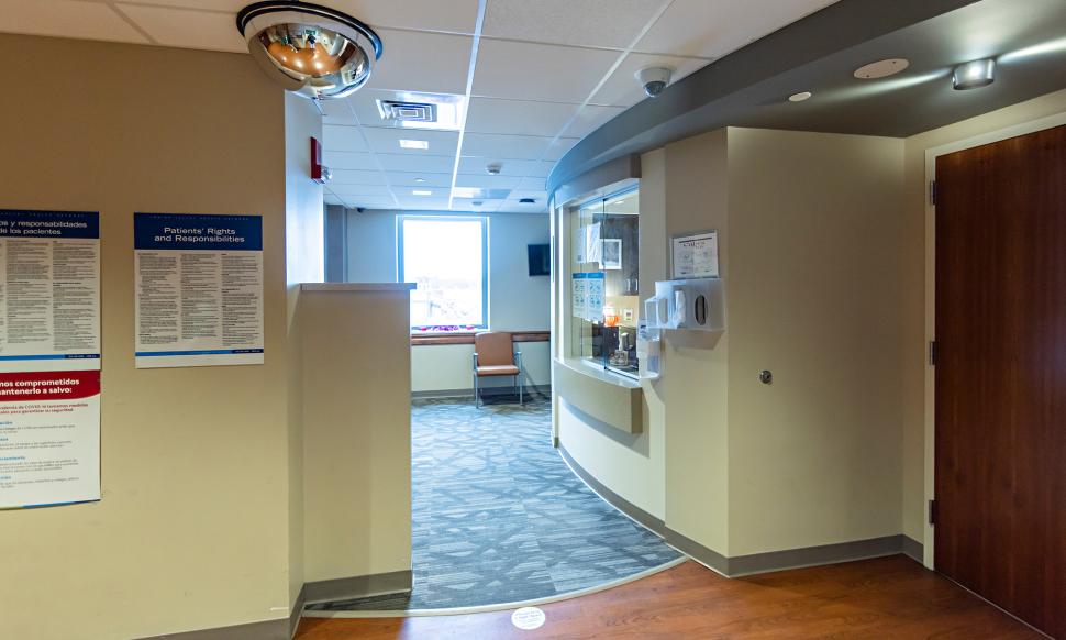 LVHN Comprehensive Health Services welcome desk