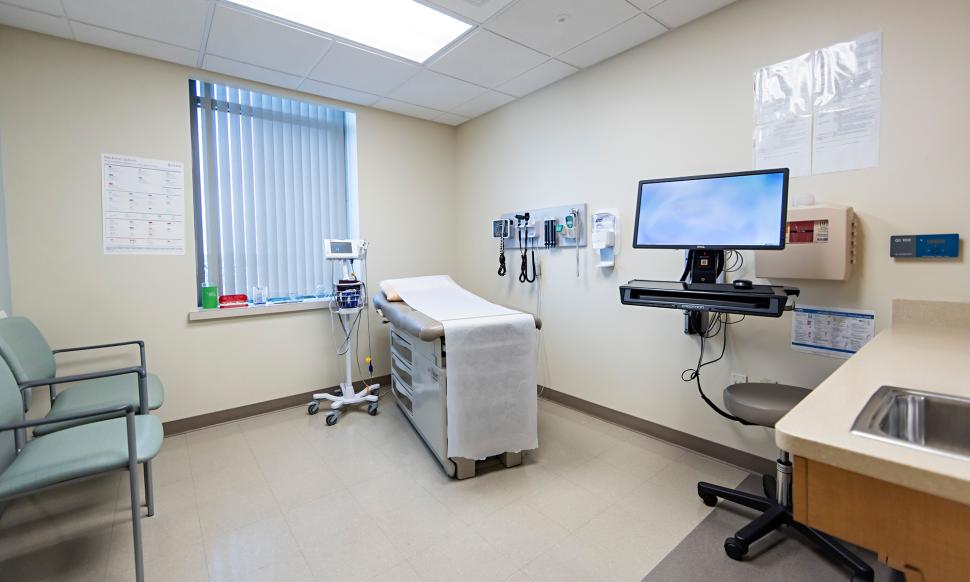 LVHN Comprehensive Health Services exam room