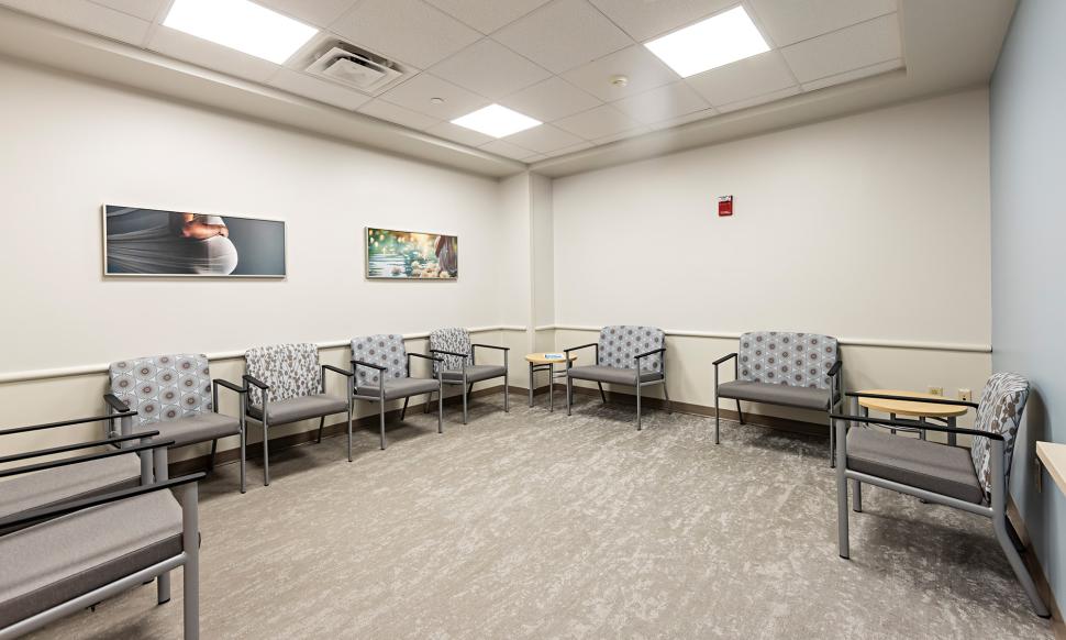 David and Jackie Jaindl Family Birth and Newborn Center at Lehigh Valley Hospital–Cedar Crest. 