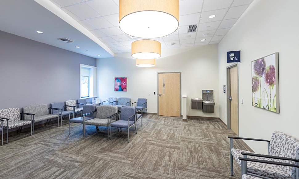 Waiting room at LVPG Plastic and Reconstructive Surgery–Cedar Point