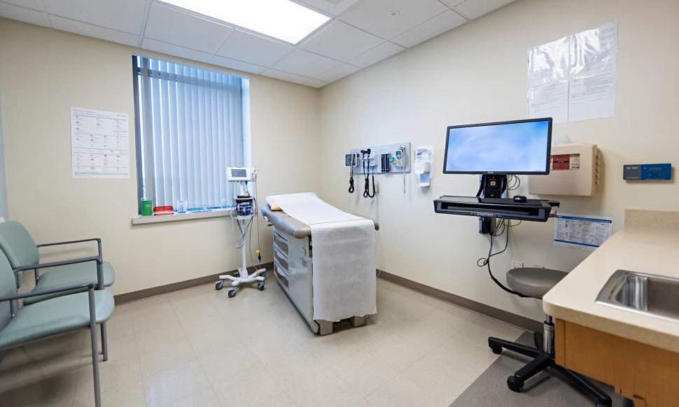 LVHN Hepatitis Care Center exam room