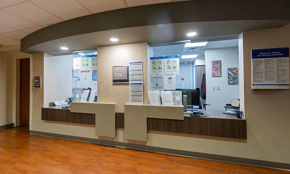 Third floor welcome desk