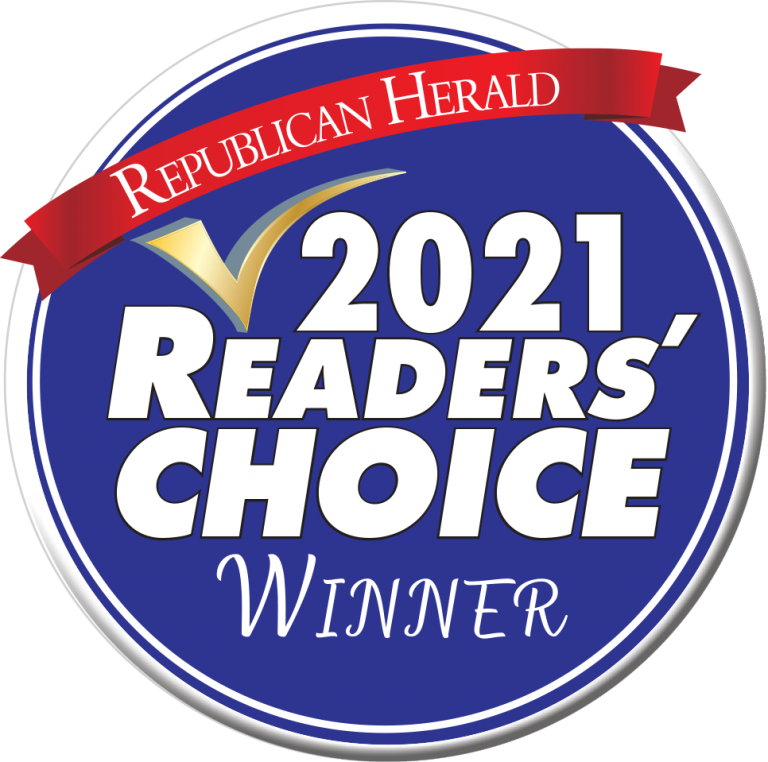 Republican Herald Reader's Choice 2021 winner's badge