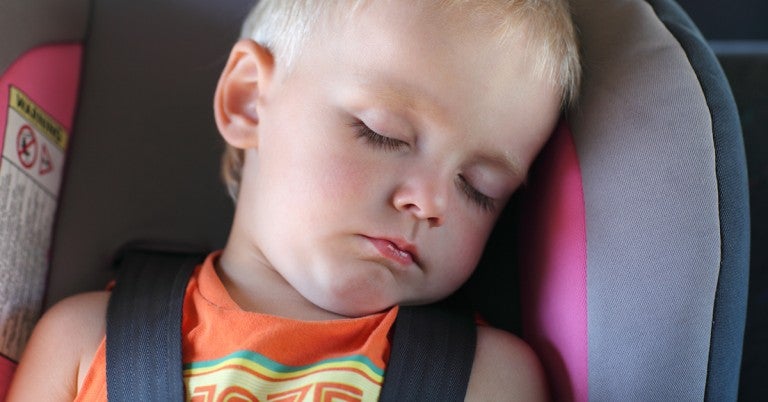 Baby in car seat