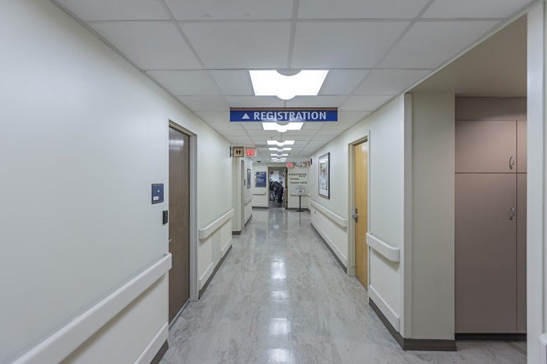Diagnostic Care Center–Pocono - center hallway
