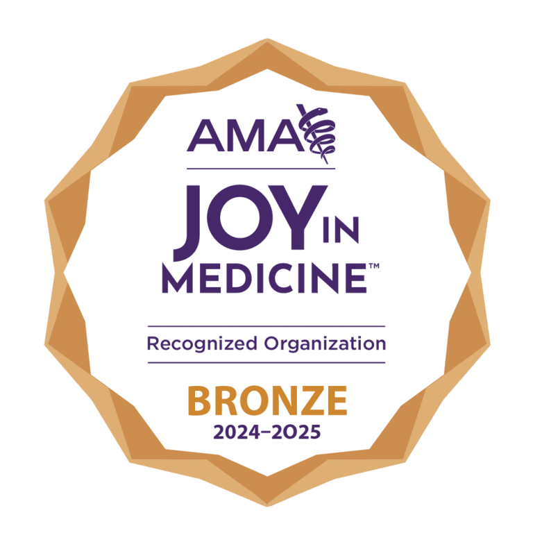 Lehigh Valley Health Network (LVHN) received national distinction as a Joy in Medicine™ health organization by the American Medical Association (AMA) for its successful efforts in prioritizing clinician well-being. LVHN earned bronze status.