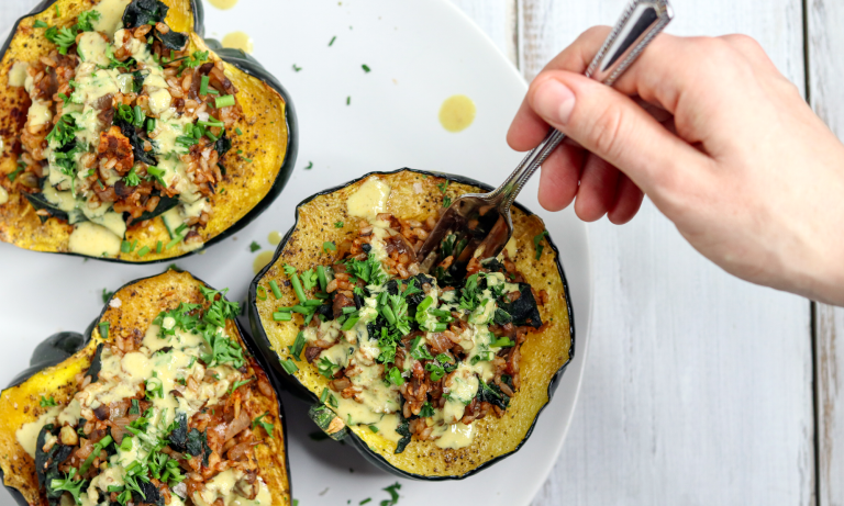 Dietitian gives instructions for making your own stuffed acorn squash 