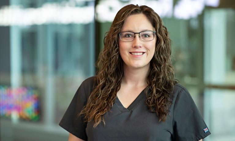 Courtney Miller, PTA, with the Inpatient Rehabilitation Center (IRC) for Lehigh Valley Health Network (LVHN), part of Jefferson Health, at Cedar Crest, completed the APTA Advanced Proficiency Pathway for PTA’s in Wound Management, one of only four in the nation.