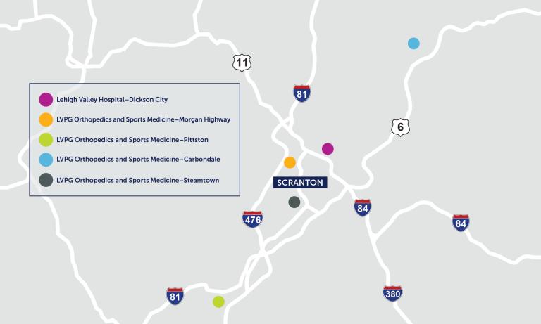 Temporarily relocated practice locations