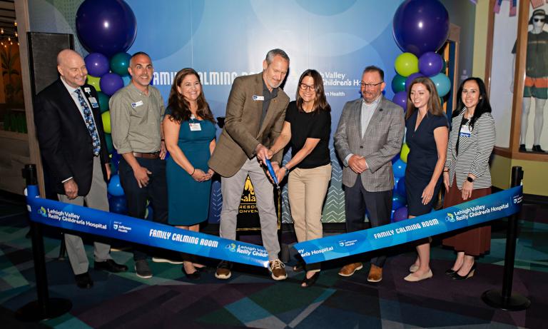 Jefferson Health hosted an official ribbon-cutting ceremony to celebrate the opening of the calming room on June 29, 2026.
