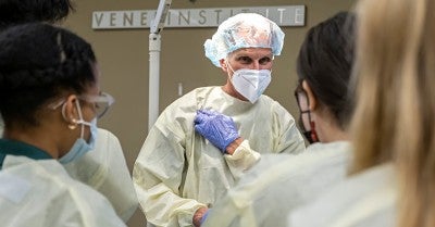 Cadaver Lab Experience for Local High Schoolers