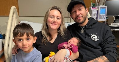 First baby born at LVH–Schuylkill in 2023.